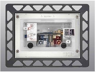 Toilet installation frame for flush-mounted installation