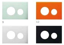 TECEloop glass toilet actuator plates