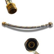 Flexibel DN 13 1/2&quot; M/F 30 cm