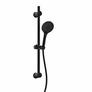 Shower rail set matt black