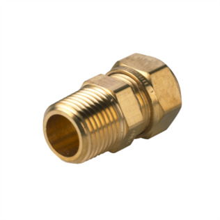 Compression fitting screw-in connection 15x1/2"M