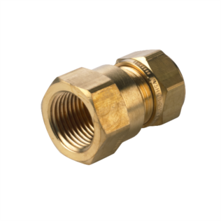 Compression fitting screw-in connection 15x1/2"F