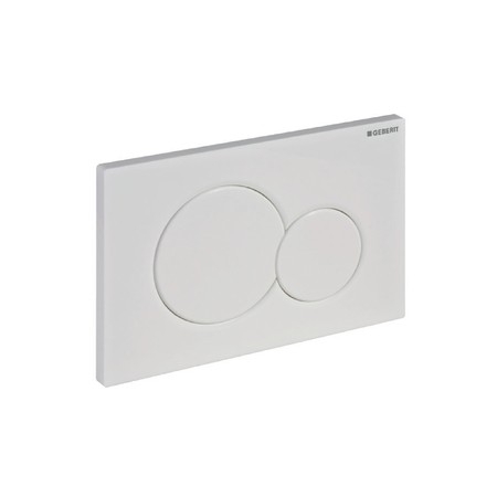 Dual flush plate SIGMA01 GEBERIT white