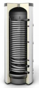 Central heating boiler 300l with extra long coil