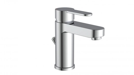 Single lever faucet for wash basin chrome