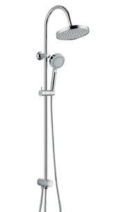 Shower rail set with hand sprayer 10cm