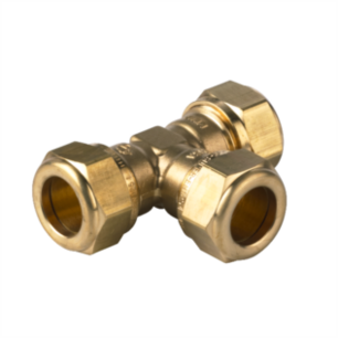 Compression fitting T 15 x 15 x 15mm