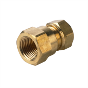 Compression fitting screw-in connection 15x1/2"F