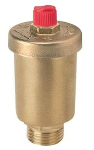 Automatische ontluchter alu-pex 1/2"M zonder waterslot