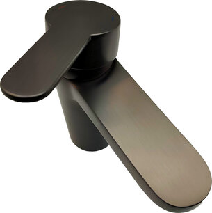 Single lever faucet for wash basin matt graphite