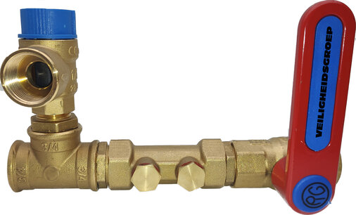 Veiligheidsgroep recht 3/4"