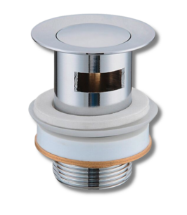 Design CLIC-CLAC krepine met overloop Chrome