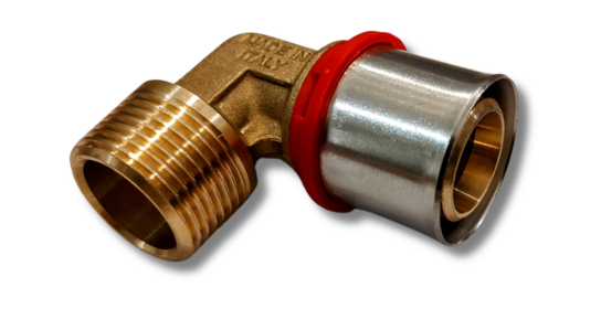 Haaks pers puntstuk 1"M-32mm