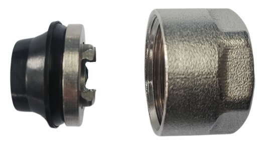 Compression coupling 3/4 EKx 15mm copper