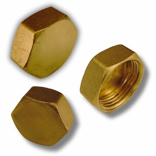 Cap 3/4" Brass