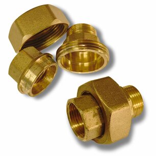 3/P straight coupler 4/4" M/F