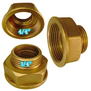 Brass reduction M/F 3/4" - 4/4"