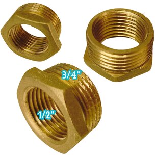 Flat reducer 3/4" to 1/2"