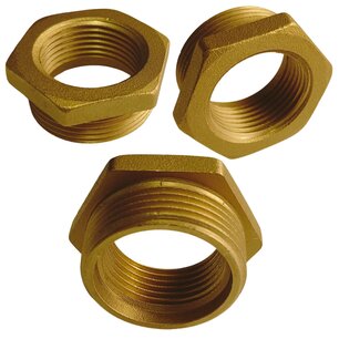 Flat reducer 1" to 5/4"