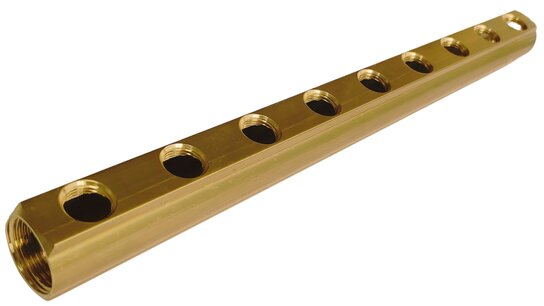 Distributor with 9x 1/2"