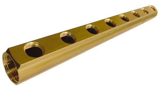 Distributor with 8x 1/2"