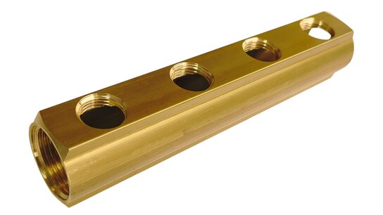 Distributor with 4x 1/2"