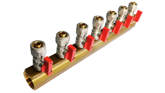 Manifold 7x 16mm red