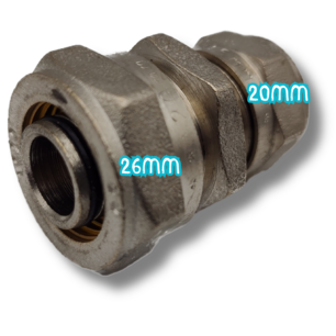 Press fitting 26 x 20 mm