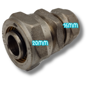 Press fitting 16 x 20 mm