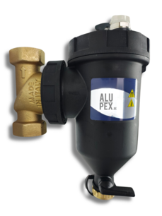 Dirt separator with magnet 4/4" F/F