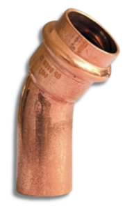 Press elbow 28mm M/F 45°
