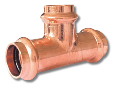 Press T-piece 15mm F/F/F