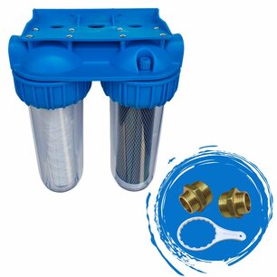 Duo filter 10" (fijnfilter + koolstof filter)