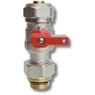 Rode grote mini bolkraan 1/2"-16mm