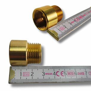 Verlengstuk 1/2" M/F 15mm