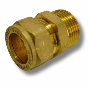 Straight Male Compression Adapter 18mm x 3/4" 