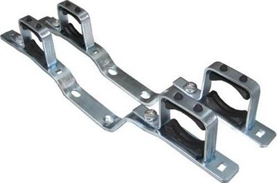 Set of double suspension brackets 4/4"