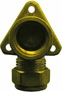 Wall plate compression fitting 1/2"-15mm
