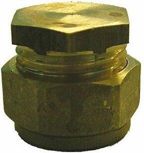 Compression coupling plug 15mm